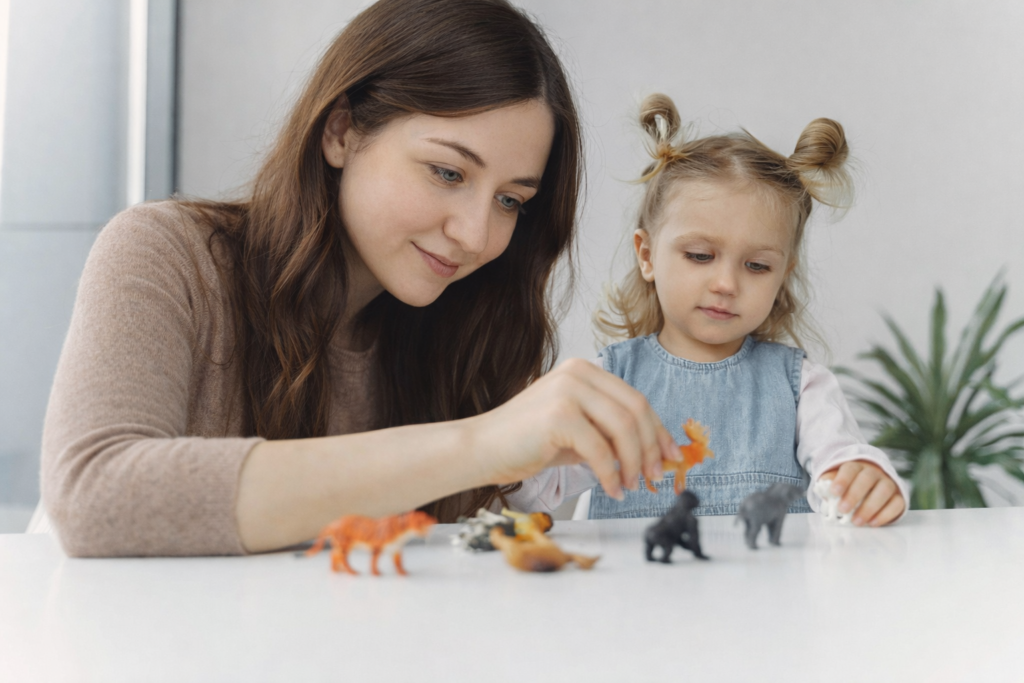 Seduta di potenziamento per bambina che capisce ma non parla